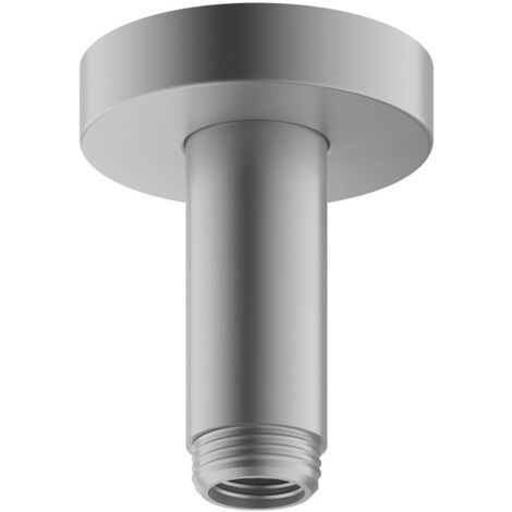 Bras de douche ELEGANCE pour raccordement plafond 1/2, saillie 100 mm, finition aluminium KEUCO