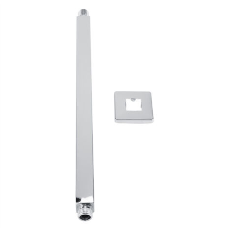 Bras de Douche en Acier Inoxydable Monté au Mur pour Tête de Douche Plafond (40 cm)
