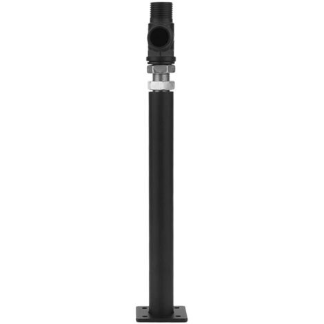 Bras de douche extensible en acier inoxydable 304 – Noir – Filetage G1/2 – Montage mural encastré