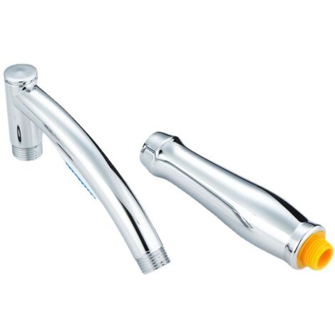 Bras de Douche Extension  Rallonge Bras de Douche en ABS Rallonge pour Pommeau de Douche Étanche Tuyau de Douche Extension Bras de Support de Douche pour Pommeau de Douche Salle de Bain