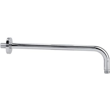 Bras de douche fixé au mur haut en acier inoxydable rond extra long bras de rallonge de douche tuyau accessoires de pommeau de douche au plafond garantie de qualité facile à utiliser