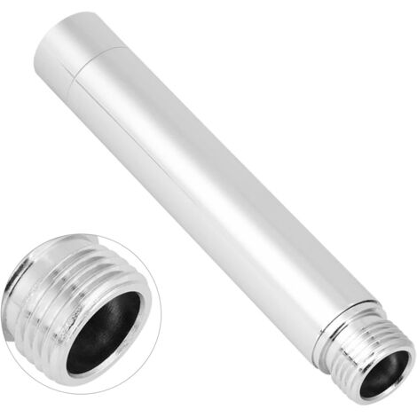 Bras de Douche , G1/2 Extension Bras de Douche Rond en Acier Inoxydable, Rallonge de Pomme Douche Pomme de Douche Inférieure  (4 Pouces)