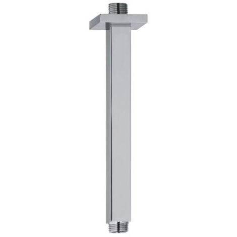BRAS DE DOUCHE LAITON CARRE VERTICAL - HAUT. 300MM