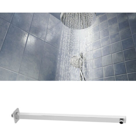 Bras de douche mural 60 cm en acier inoxydable pour salle de bain