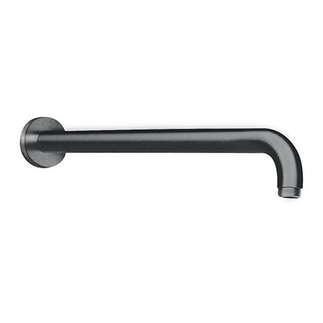 BRAS DE DOUCHE ROND 35 CM CHROME NOIR BROSSE - CRISTINA ONDYNA PD41175