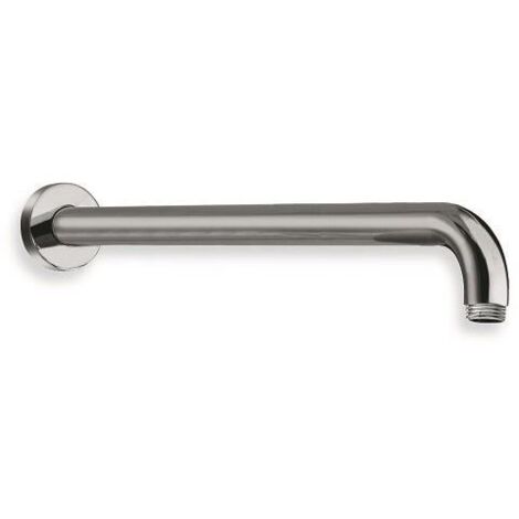 BRAS DE DOUCHE ROND 35 CM CHROME NOIR - CRISTINA ONDYNA PD41172