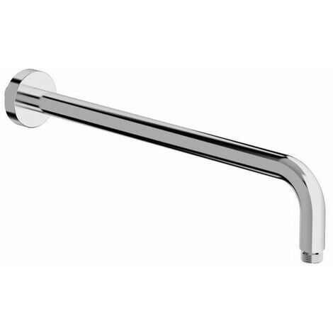 Bras de douche rond chromé murale en laiton L 400, Mâle-Mâle 15/21