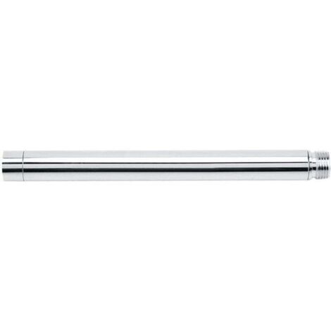 Bras de Douche Rond en Acier Inoxydable, Rallonge de Douche de 8 Pouces avec Chromage,