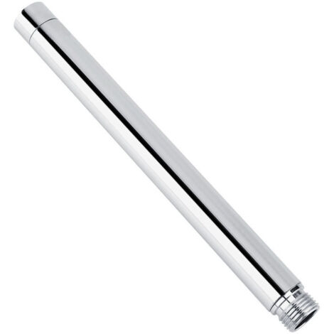 Bras de Douche Rond en Acier Inoxydable, Rallonge de Douche de 8 Pouces avec Chromage,