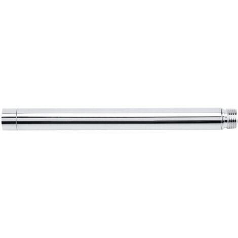 Bras de Douche Rond en Acier Inoxydable, Rallonge de Douche de 8 Pouces avec Chromage,