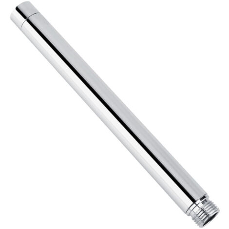 Bras de Douche Rond en Acier Inoxydable, Rallonge de Douche de 8 Pouces avec Chromage