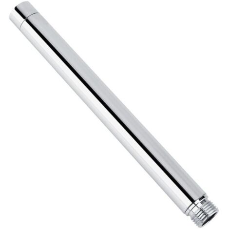 Bras de Douche Rond en Acier Inoxydable, Rallonge de Douche de 8 Pouces avec Chromage,
