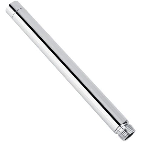 Bras de Douche Rond en Acier Inoxydable, Rallonge de Douche de 8 Pouces avec Chromage