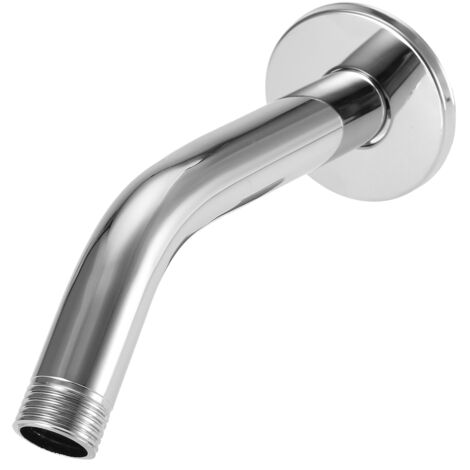 Bras de douche rond inox 6" plafond mural pour salle de bain