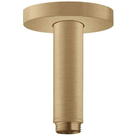 Bras de douche S 100 mm plafond M 1/2bronze brossé