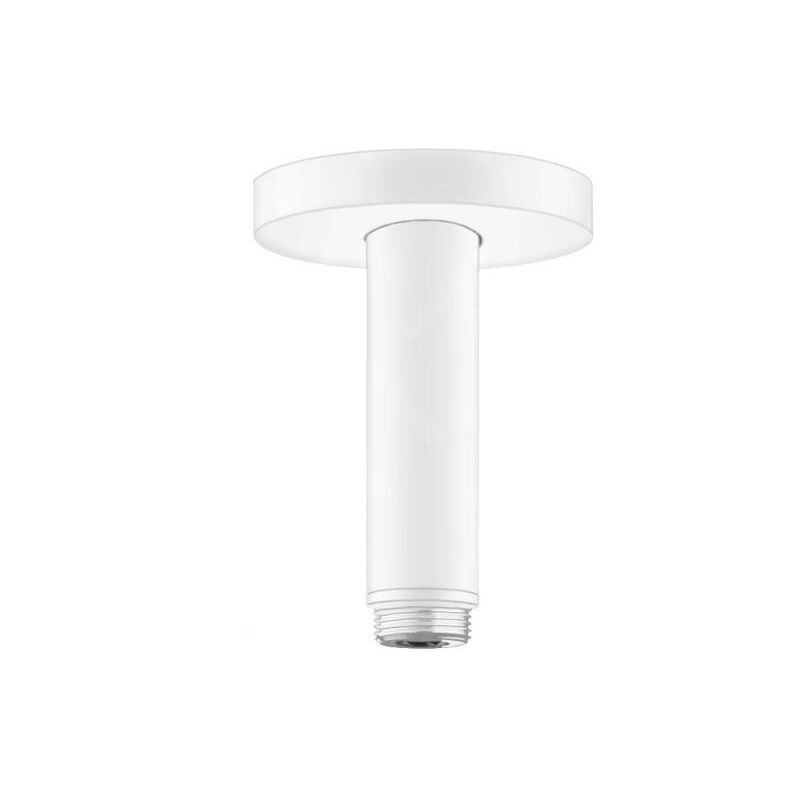 Hansgrohe - Accessoires - Arrivée depuis le plafond s 100 mm, blanc mat 27393700