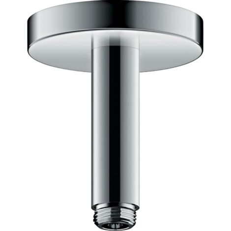 Bras de douche S 100 mm plafond nickel brossé