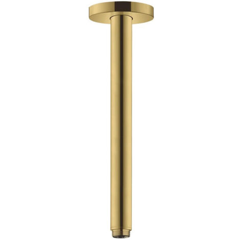 Bras de douche S 300 mm plafond M 1/2aspect doré poli