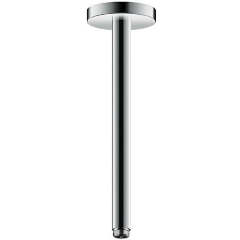 Bras de douche S 300 mm plafond nickel brossé
