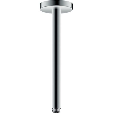 Bras de douche S 300 mm plafond nickel brossé