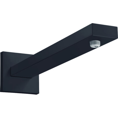 Bras de douche Square M 1/2' 389mm, Noir mat (27694670)