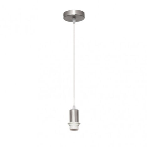 FABRILAMP Bras de suspension avec face d'affichage 1xe27 chromé regx10x10 cm