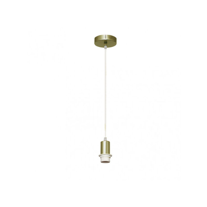 Bras de suspension avec face d'affichage 1xe27 cuir regx10x10 cm