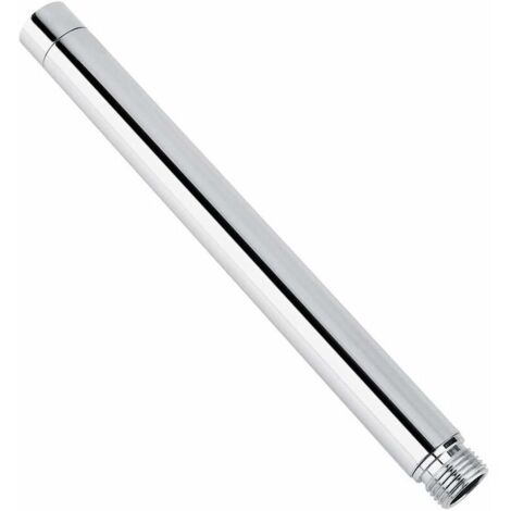 Bras d'Extension de Douche en Acier Inoxydable G1/2 Pouce (6 Pouces) - Pour Pommeau de Douche - Avec Chromage