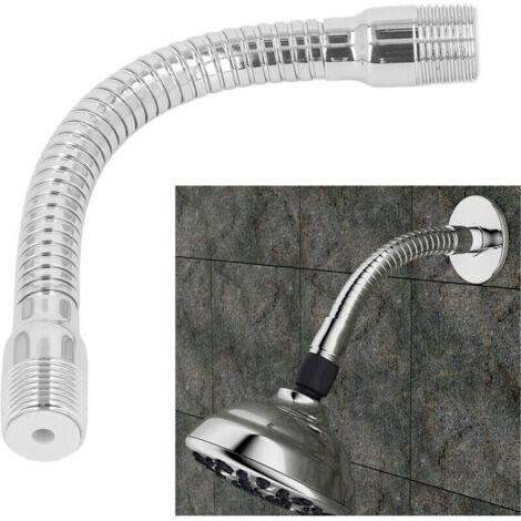 Bras d'extension de pomme de douche à bride réglable, bras de douche pivotant pour salle de bain..