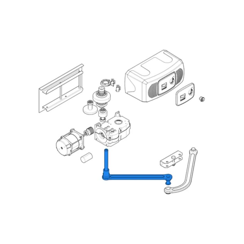 Pièce détachée bras transmission droit (straight) ferni 119rid075 - Came