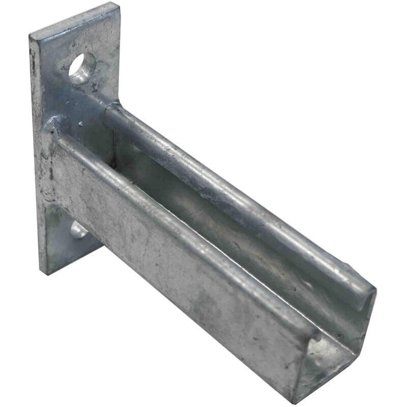 Bras en porte-à-faux de longueur 150mm, dimensions de la base 130 x 45mm, Galvanisé et trempé à chaud