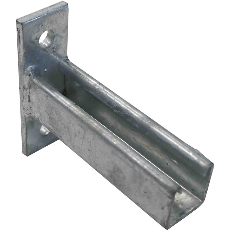 Bras en porte-à-faux de longueur 300mm, dimensions de la base 130 x 45mm, Galvanisé et trempé à chaud