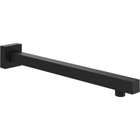 Bras mural pour douche de tête VILLEROY ET BOCH Universal rectangle Noir mat