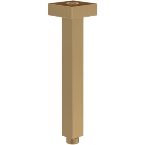 Bras plafond pour douche de tête VILLEROY ET BOCH Universal rectangle Or brossé