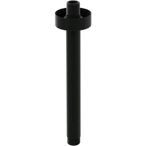 Bras plafond pour douche de tête VILLEROY ET BOCH Universal rond Noir mat