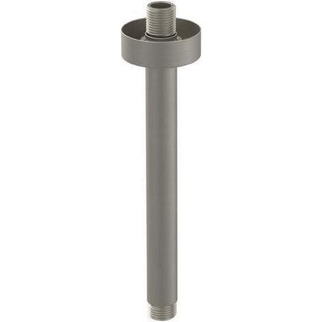 Bras plafond pour douche de tête VILLEROY ET BOCH Universal Showers rond Brushed Nickel Matt