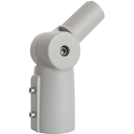 Bras sur Colonne Orientable 90º Ø44mm pour Luminaires Éclairage Public Gris Gris
