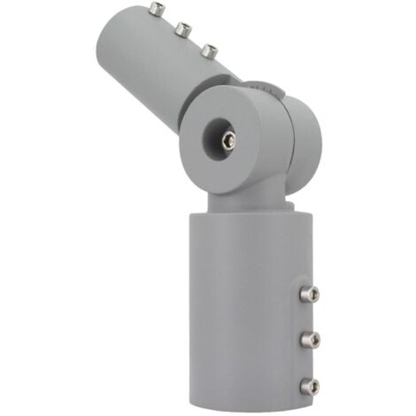 Bras sur Colonne Orientable 90º Ø60mm pour les Luminaires Éclairage Public Gris Gris