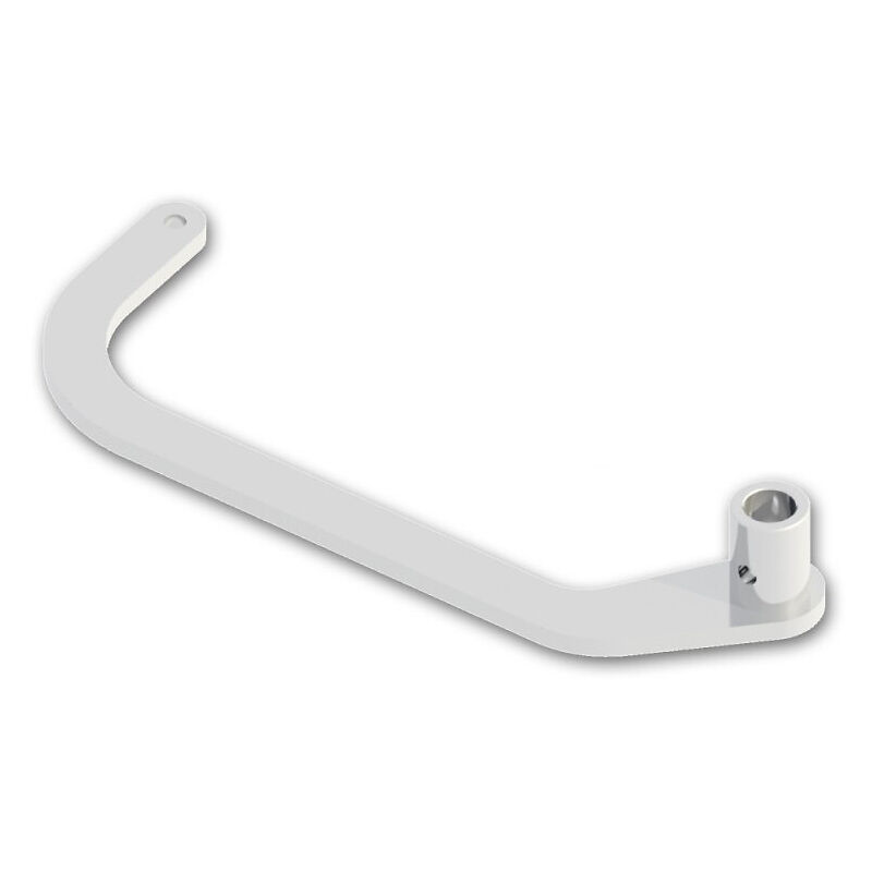 Kit bras W3 gauche pour motorisation en linteau - blanc