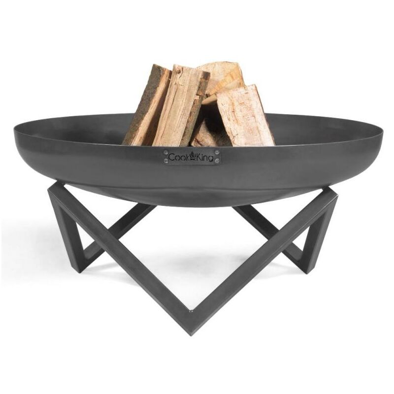 Cookking - Foyer extérieur santiago, 100cm diamètre, acier naturel 111375