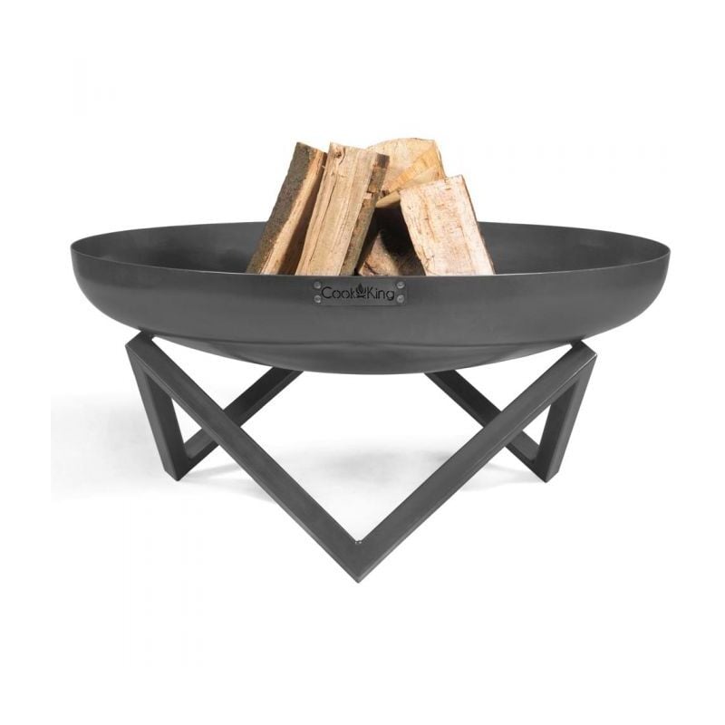 Cookking - Brasier santiago, acier naturel, sur support 111374