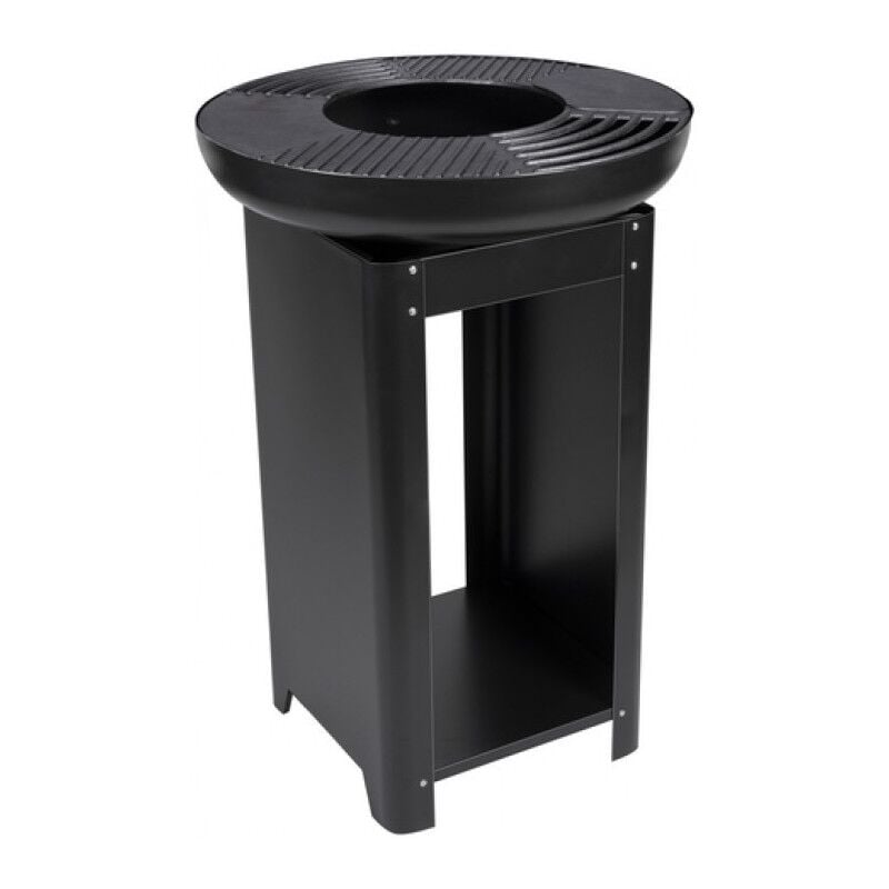 Brasero Barbecue Exterieur 61x90cm - Plancha Grill Teppanyaki - Charbon de Bois Jardin et Terrasse - Cuisine Extérieure Alpina