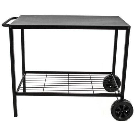 BRASERO Chariot pour plancha - Acier - 85 cm