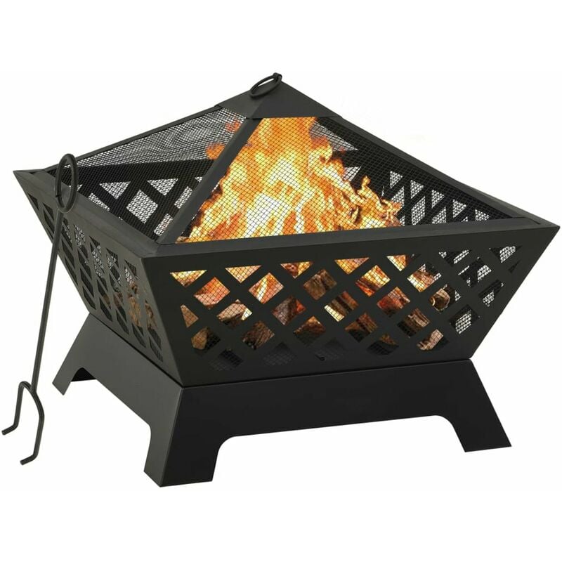 

Brasero con atizador acero XXL 64 cm