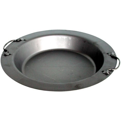 WOLFPACK Brasero de chapa Ø40cm con asas BR-40 fabricado en metal