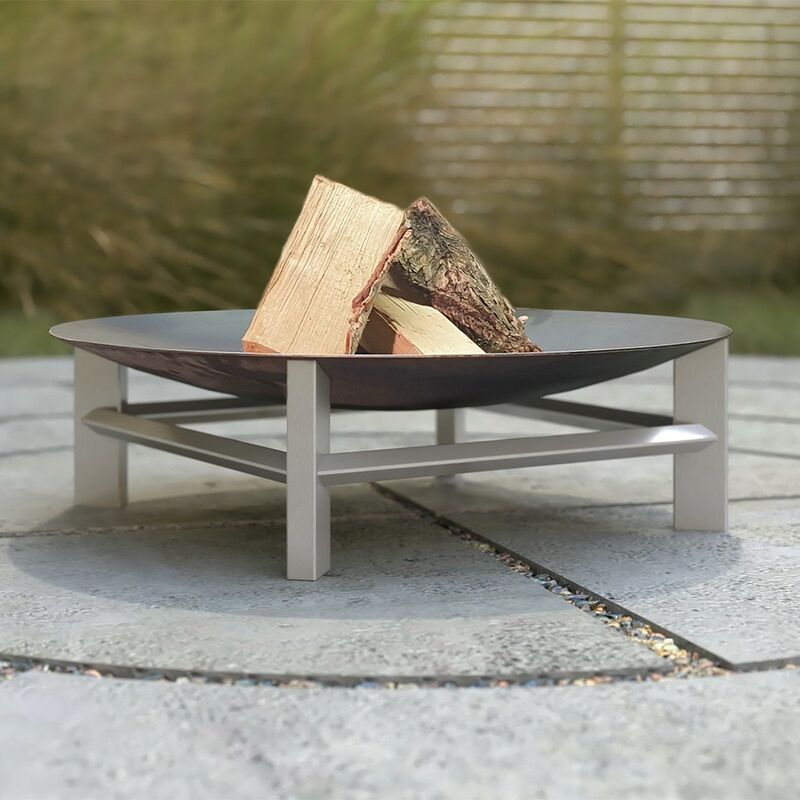 Arpe Studio - Brasero de jardin, cheminée, barbecue à bois pour extérieur Alpha Taille: ø 80 cm