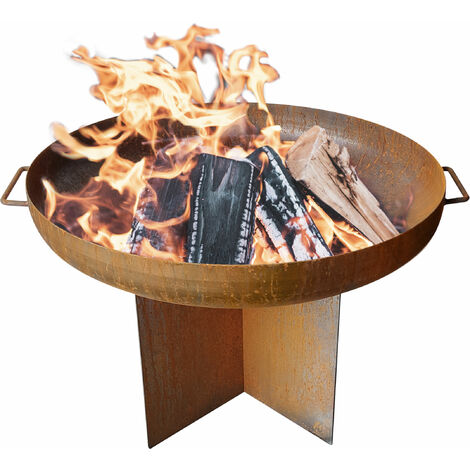 Brasero / Fire Table acier corten - Aquafolie's