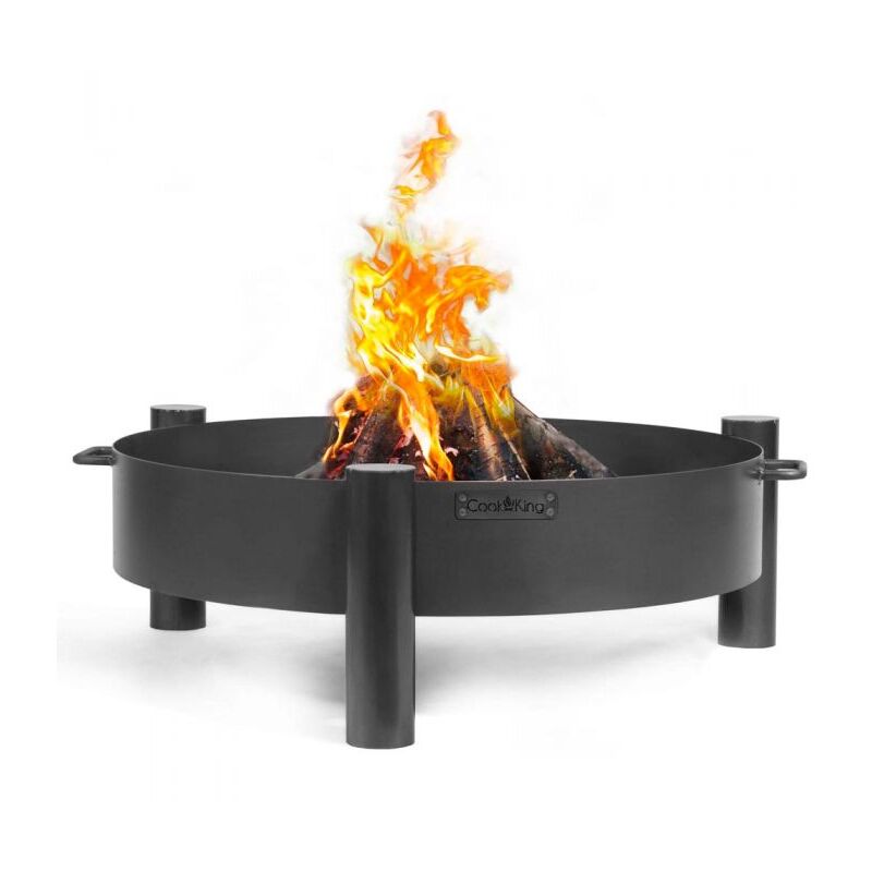 Cookking - Braséro de jardin haiti, 60cm, acier naturel 111236