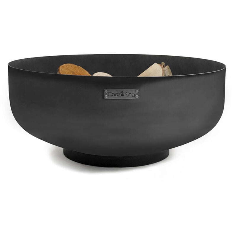 Foyer extérieur xxl palermo, diamètre de 80cm, acier, CookKing, 111561