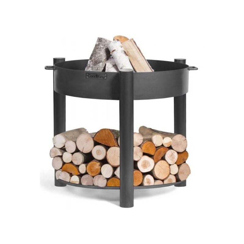 Cookking - Braséro extérieur montana, 80cm de diamètre, avec rangement 111363